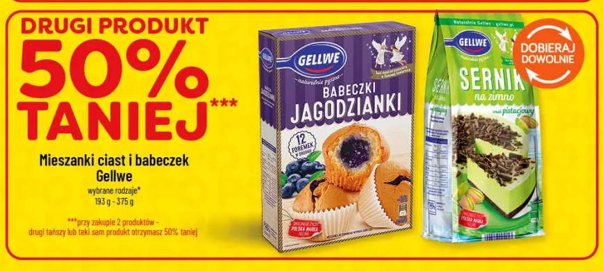 Mieszanka ciast Babeczki Jagodzianki Gellwe