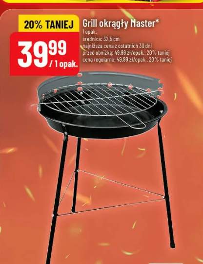 Grill okrągły Master