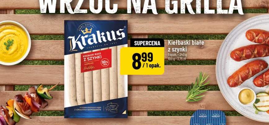 Kiełbaski białe z szynki Krakus