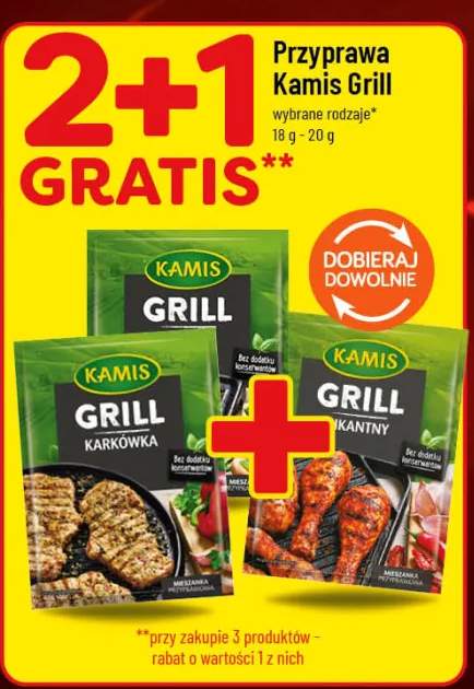 Przyprawa Kamis Grill wybrane rodzaje