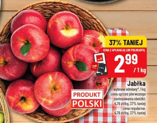 Jabłka polskie wybrane odmiany
