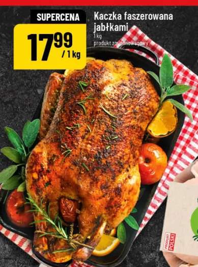 Kaczka faszerowana jabłkami