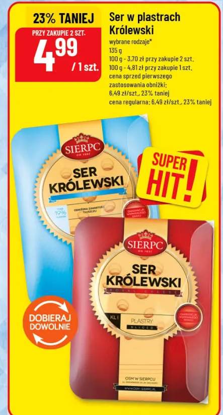 Ser w plastrach Królewski Sierpc