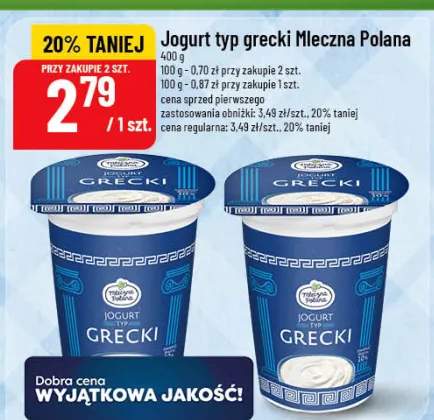 Jogurt typ grecki Mleczna Polana