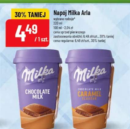 Napój Milka Arla Caramel Flavour