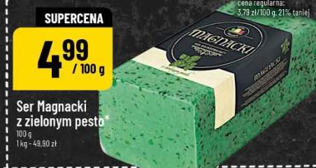 Ser Magnacki z zielonym pesto
