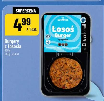 Burgery z łososia Suempol