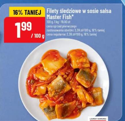 Filety śledziowe w sosie salsa Master Fish