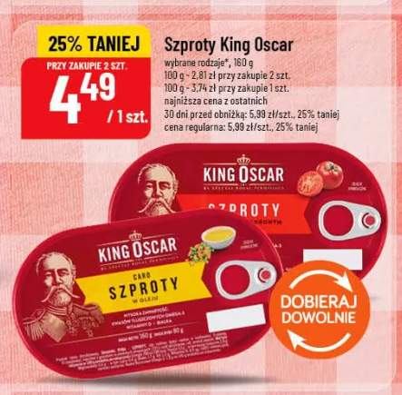 Szproty King Oscar