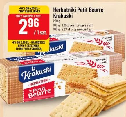 Herbatniki Petit Beurre Krakuski
