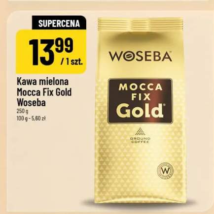 Kawa mielona Mocca Fix Gold Woseba