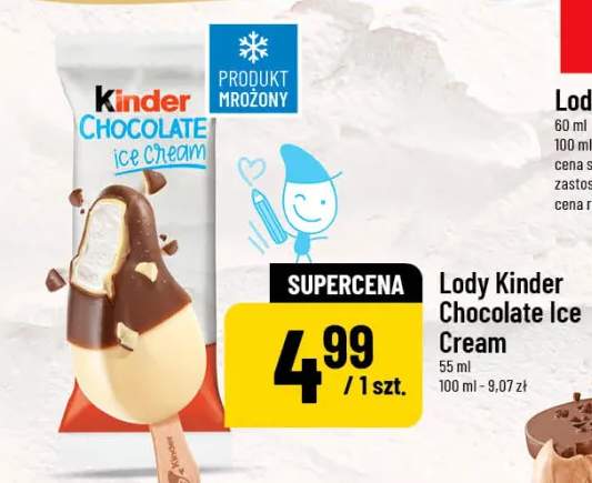 Lody Kinder Chocolate Ice Cream