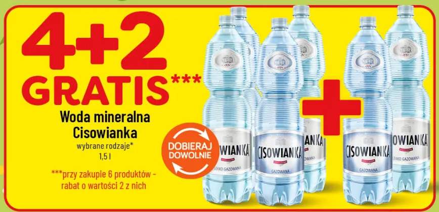 Woda mineralna Cisowianka lekko gazowana