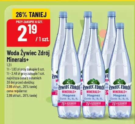 Woda Żywiec Zdrój Minerals+