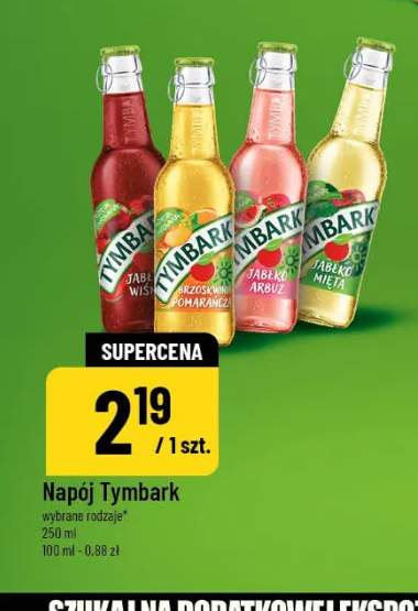 Napój Tymbark wybrane rodzaje