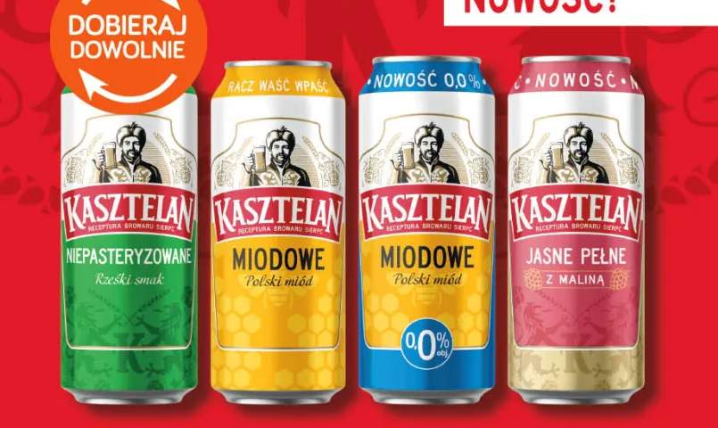 Piwo Kasztelan wybrane rodzaje