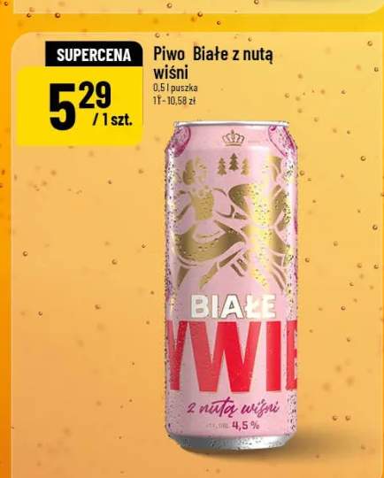 Piwo Białe z nutą wiśni Żywiec