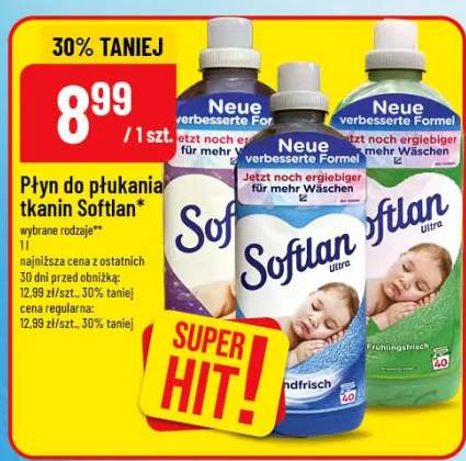 Płyn do płukania tkanin Softlan