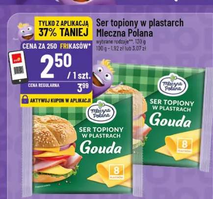 Ser topiony w plastrach Mleczna Polana Gouda