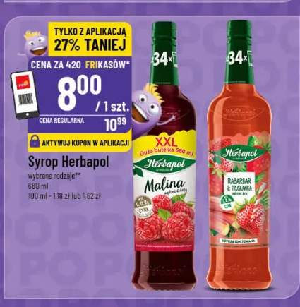 Syrop Herbapol malina XXL