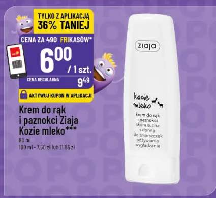 Krem do rąk i paznokci Ziaja Kozie mleko