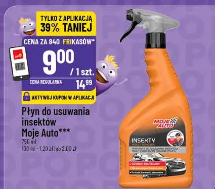 Płyn do usuwania insektów Moje Auto