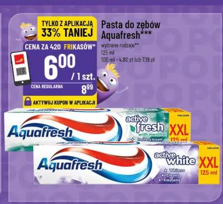 Pasta do zębów Aquafresh Active White XXL
