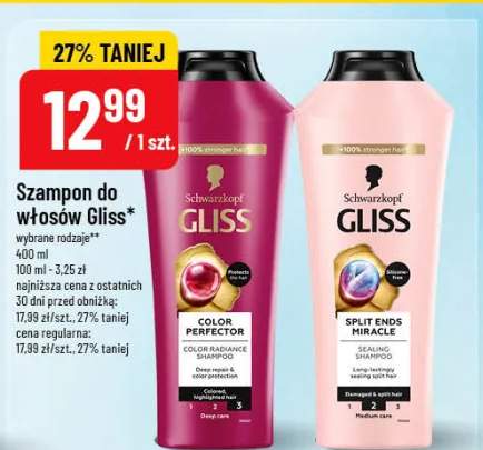 Szampon do włosów Schwarzkopf Gliss Split Ends Miracle