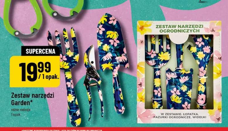 Zestaw narzędzi ogrodniczych Garden