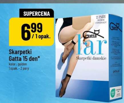 Skarpetki damskie Gatta 15 den kolor golden