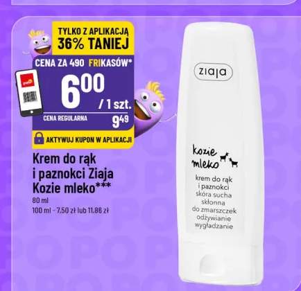 Krem do rąk i paznokci Ziaja Kozie mleko