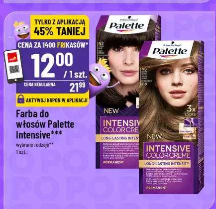Farba do włosów Palette Intensive Color Creme Schwarzkopf