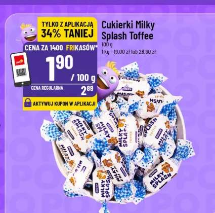 Cukierki Milky Splash Toffee