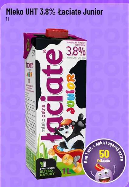 Mleko UHT 3,8% Łaciate Junior