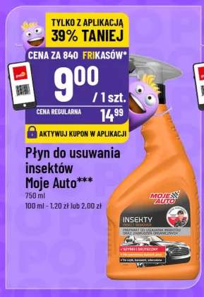Płyn do usuwania insektów Moje Auto