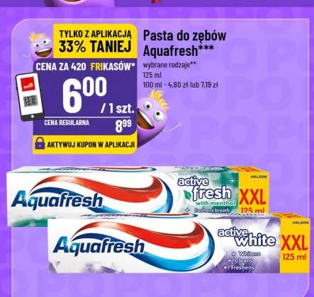 Pasta do zębów Aquafresh active fresh XXL