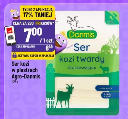 Ser kozi w plastrach Agro-Danmis