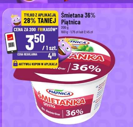 Śmietana 36% Piątnica