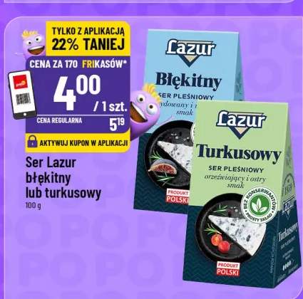 Ser pleśniowy Lazur Turkusowy