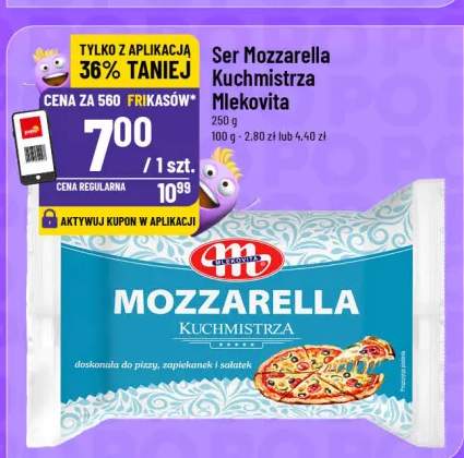 Ser Mozzarella Kuchmistrza Mlekovita