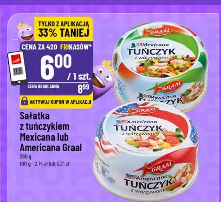 Sałatka z tuńczykiem Americana Graal