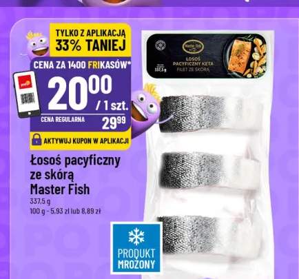 Łosoś pacyficzny ze skórą Master Fish