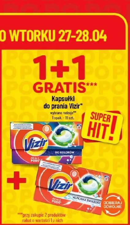 Kapsułki do prania Vizir All-in-1 Pods Alpejska Świeżość