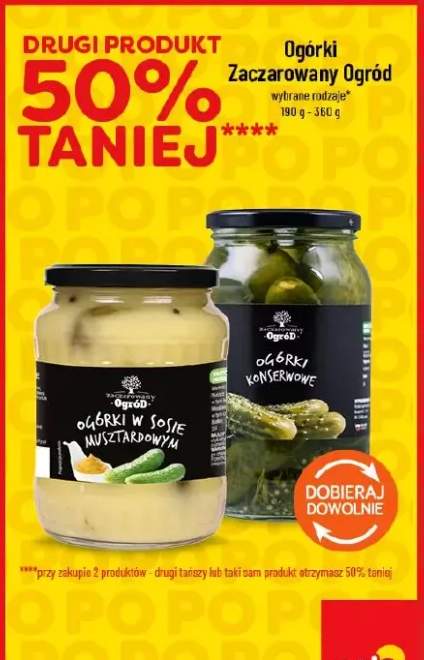 Ogórki Zaczarowany Ogród w sosie musztardowym