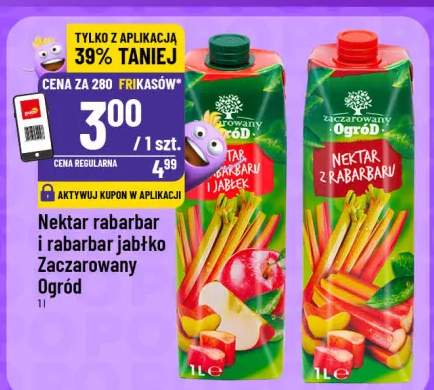 Nektar rabarbar jabłko Zaczarowany Ogród