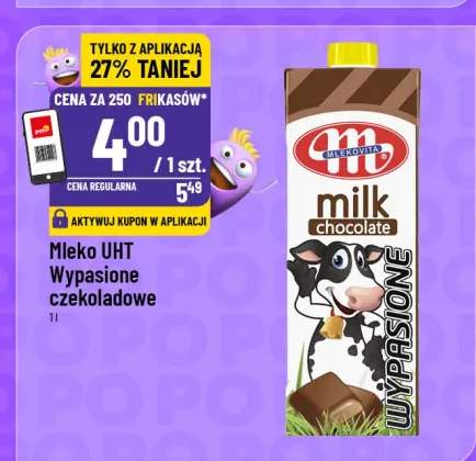Mleko UHT Wypasione czekoladowe Mlekovita