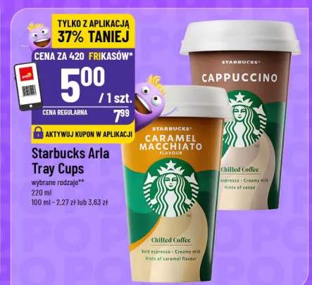 Starbucks Arla Tray Cups Cappuccino