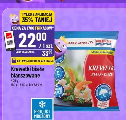 Krewetki białe blanszowane Abramczyk