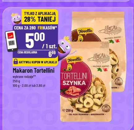 Makaron Tortellini szynka Novelle