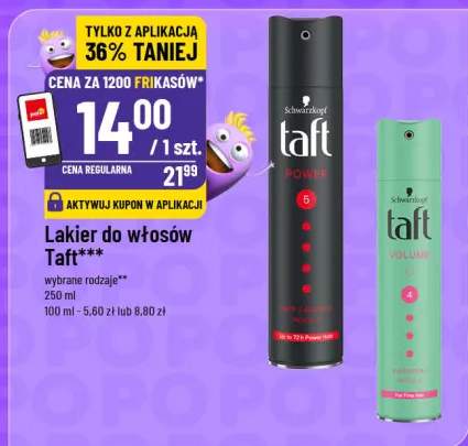 Lakier do włosów Taft Power